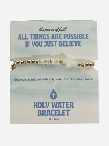 BRACELET -HOLY WATER LALA IN GOLD