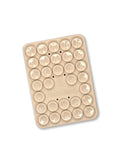 STICK EM UP 2-SIDED PHONE SUCTION PAD-NATURAL