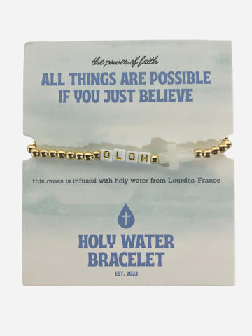 BRACELET -HOLY WATER OLQH IN GOLD