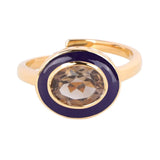 BUDHAGIRL RING-GALAXY-NAVY/SMOKEY