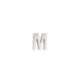 LETTER INITIAL CHARM SILVER