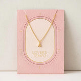 NECK-GOLD SINCERELY YOURS INITIAL