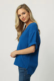 DEAR JOHN TOP-JAILEE LAPIS BLUE