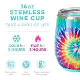 SWIG 14OZ WINE-SWIRLED PEACE