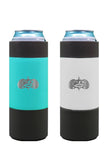 TOADFISH-NON TIPPING SLIM CAN COOLER -WHITE