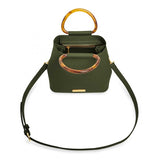 HANDBAG-TORI TORTOISESHELL-KHAKI