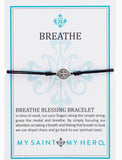 BREATHE-BRACELET -SILVER WITH BLACK