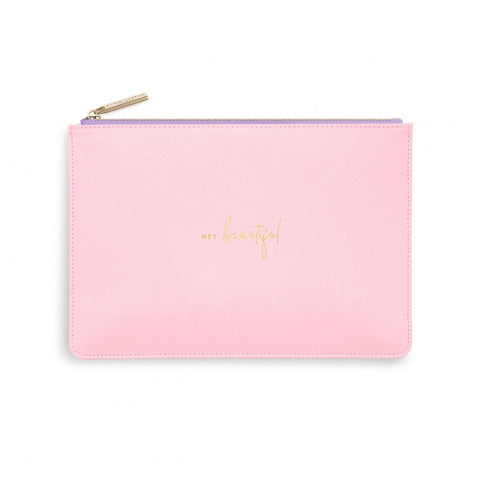 COLOR POP PERFECT POUCH      •HEY BEAUTIFUL•-PINK/LILAC