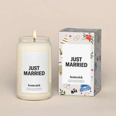 CANDLE-JUST MARRIED