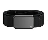 GROOVE BELT-BLACK-GUN METAL