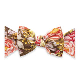 PRINTED HEADBAND-GOLD LEAF PEONY