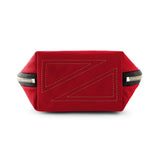 EVERYDAY MAKEUP BAG-CANDY APPLE RED/LEOPARD