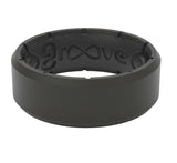 EDGE BLACK/BLACK SILICONE RINGS