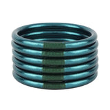 BUDHAGIRL BANGLES-SET OF 6 PLUME