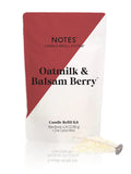 CANDLE REFILL KIT OATMILK & BALSAM BERRY