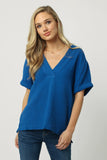 DEAR JOHN TOP-JAILEE LAPIS BLUE