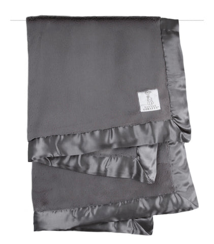 LUXE SOLID BLANKET-CHARCOAL