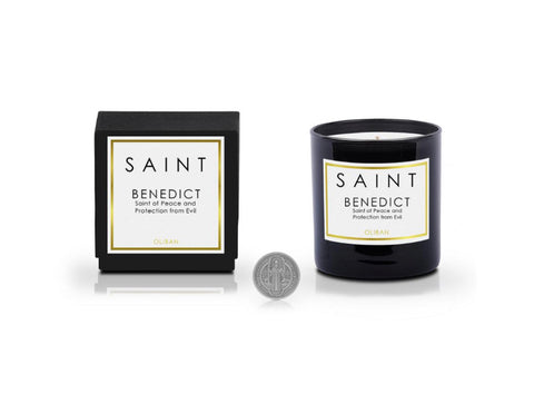 Saint Benedict • Saint of Peace and Protection from Evil- 11OZ CANDLE