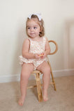 ROMPER-ISLA PINK LEOPARD