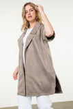 THML-JACKET SUEDE GREY