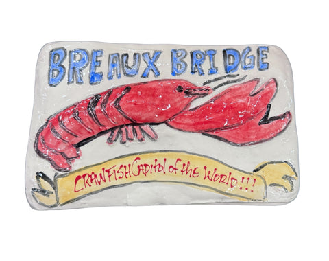 PLAQUES-BREAUX BRIDGE-CRAWFISH