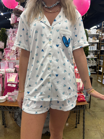 PJ SET-LOVE LETTER-ALPHA DELTA