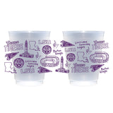 SHATTERPROOF CUPS-LSU