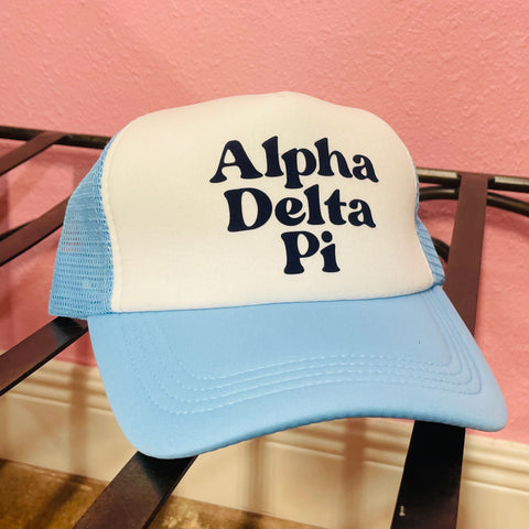 TRUCKER HAT-ALPHA DELTA PI