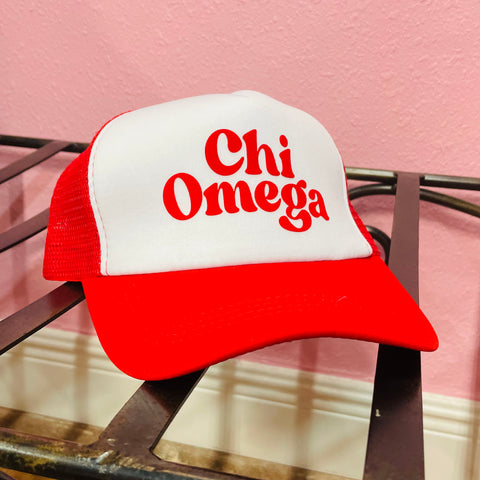 TRUCKER HAT-CHI OMEGA