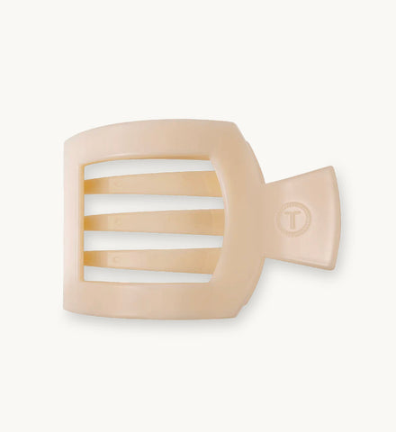 TELETIES LARGE FLAT SQUARE-ALMOND BEIGE