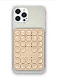 STICK EM UP 2-SIDED PHONE SUCTION PAD-NATURAL