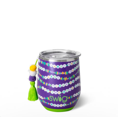 SWIG 12OZ STEMLESS CUP-MY MARDI ERA
