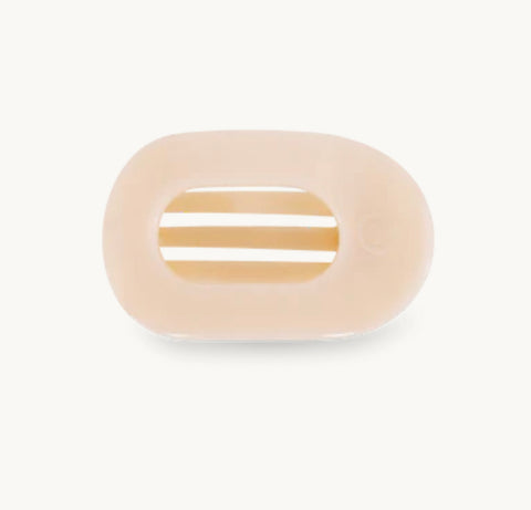 TELETIES SMALL FLAT ROUND-ALMOND BEIGE