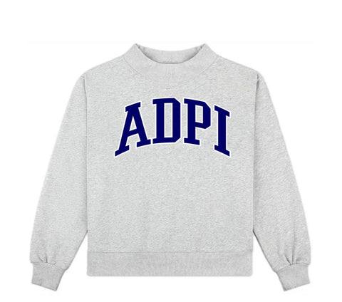 CAMPUS MOCK NECK CREW-ALPHA DELTA