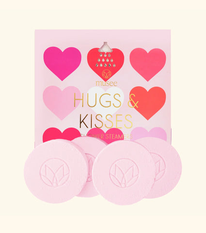 SHOWER STEAMERS--HUGS AND KISSES