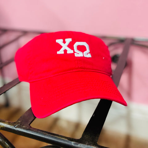 VARSITY HAT-CHI OMEGA