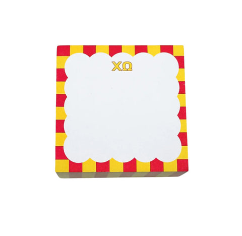 CUBE SCALLOP -CHI OMEGA