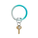 BIG O KEY RING-LEATHER-OMBRE ON THE ROCKS