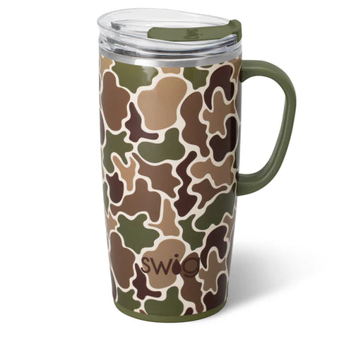 SWIG 22OZ TRAVEL MUG-HUNTING CAMO