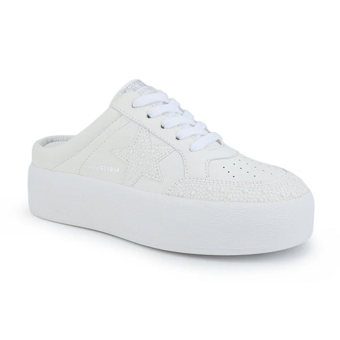 VAL 10 VH-FOOTWEAR-WHITE PEARLS WEDGED