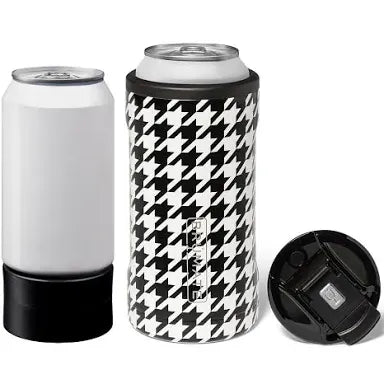 HOPSULATOR TRIO 3IN1 CAN-COOLER HOUNDSTOOTH