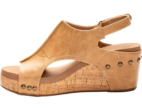 CARLEY-FOOTWEAR-CARAMEL SMOOTH