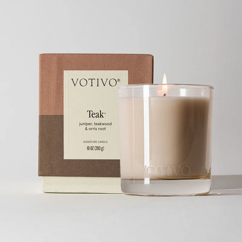 SIGNATURE CANDLE-TEAK