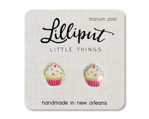 EARRINGS-BIRTHDAY CUPCAKE