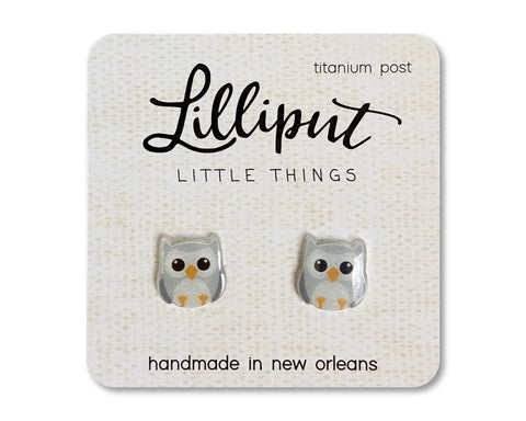 EARRINGS-OWL