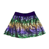 SKORT-MIX MARDI GRAS SEQUIN WS