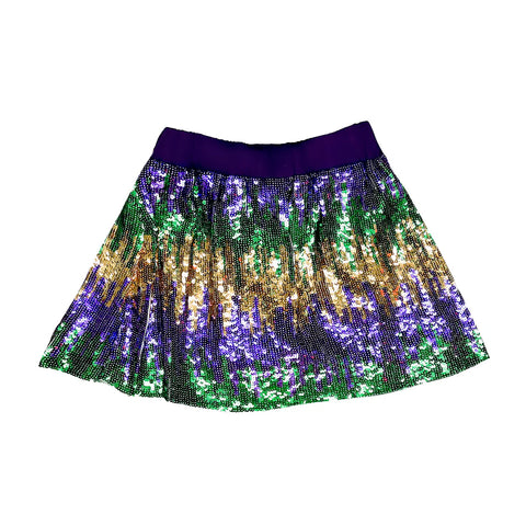 SKORT-MIX MARDI GRAS SEQUIN LADIES