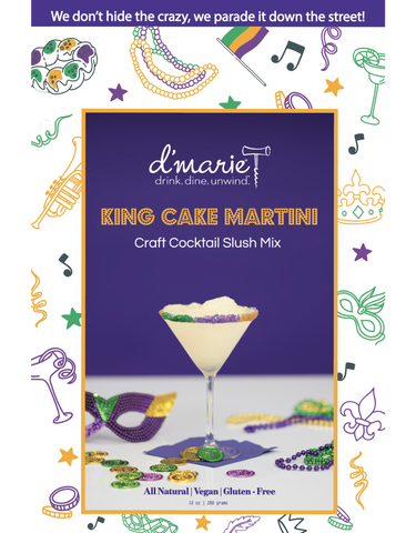 COCKTAIL SLUSH MIX-KING CAKE MARTINI