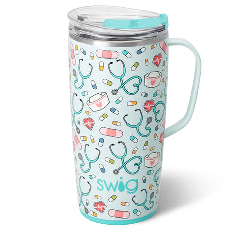 SWIG 22OZ TRAVEL MUG-SCRUB LIFE