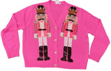 QOS-KIDS PINK NUTCRACKER CARDIGAN